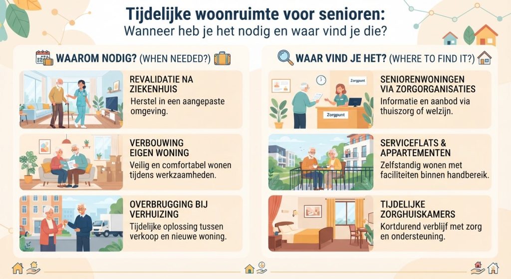 Tijdelijke woonruimte voor senioren: wanneer heb je het nodig en waar vind je die? 2 Tijdelijke woonruimte voor senioren¡
